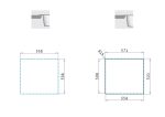 Chiuveta inox Pyramis PELLA 57x52 1B - imagine 5