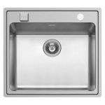 Chiuveta inox Pyramis PELLA 57x52 1B