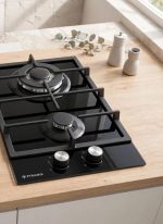 Plita gaz domino Pyramis 493 Wok Black Glass - imagine 3