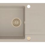 Chiuveta Pyragranite KARPATHOS 76x44 1B1D Beige