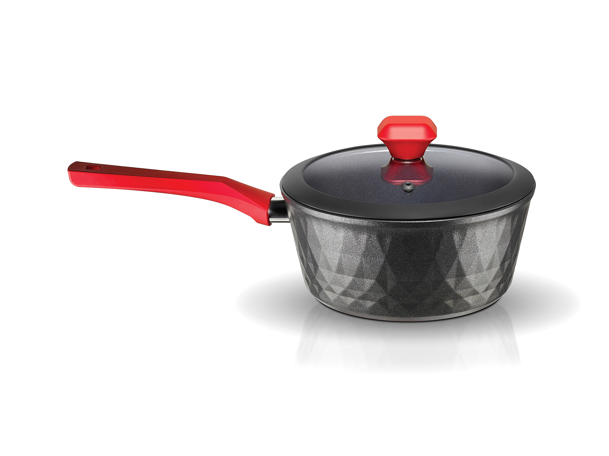 10611_RED_DIAMOND_SAUCEPAN_18_P Sosiera Pyramis RED DIAMOND Ø18cm - imagine 1