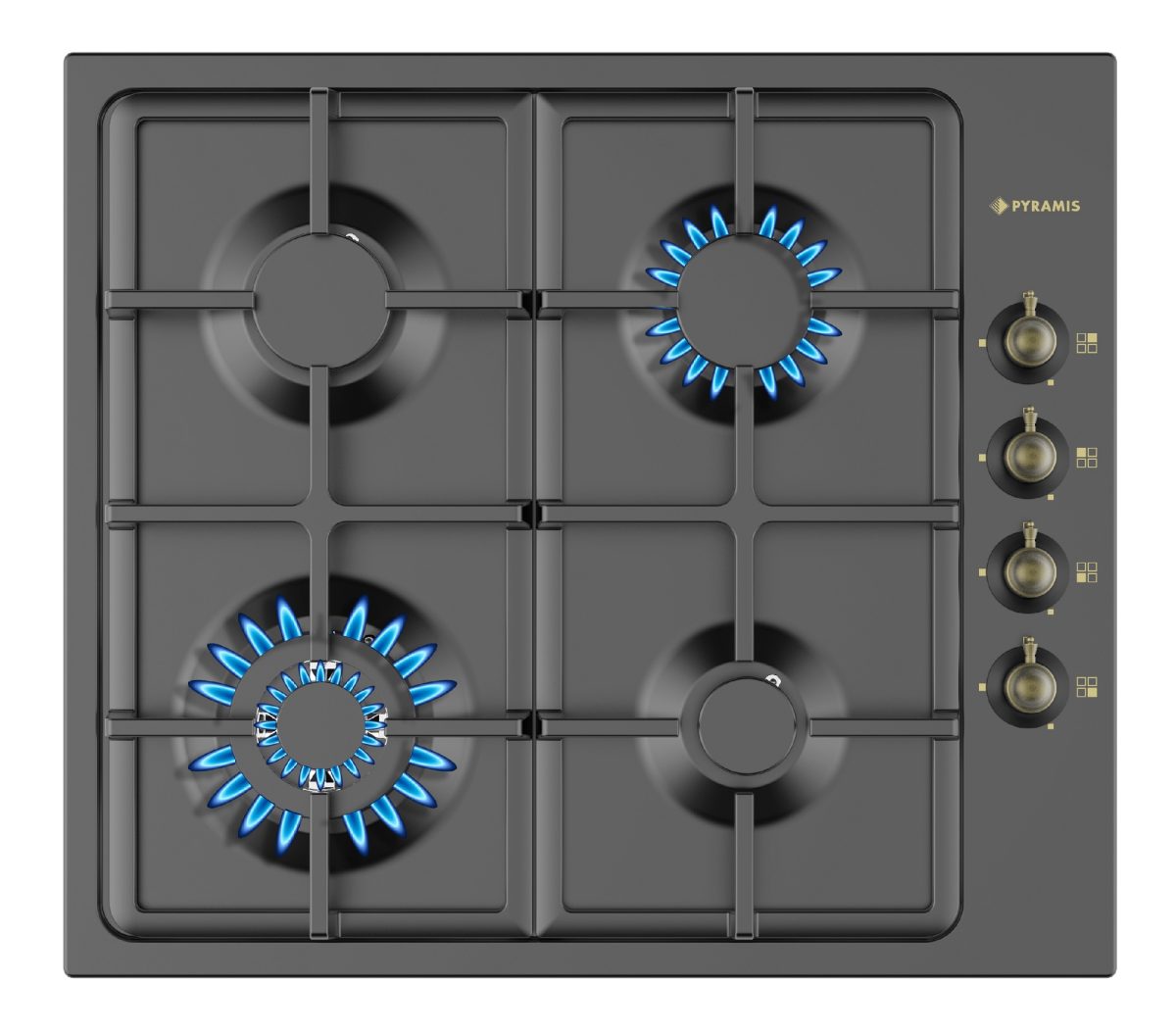 Set Pyramis 17P.26, cuptor electric incorporabil, plita gaz si chiuveta de granit - imagine 5