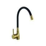 Baterie bucatarie Pyramis Eco Flessi Black PVD Gold