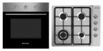 Set Pyramis 3P.26, cuptor electric incorporabil si plita gaz