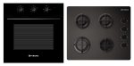 Set Pyramis 4P.26, cuptor electric incorporabil si plita gaz