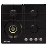 Set  Pyramis 15P.26, cuptor electric incorporabil, plita gaz si hota telescopica