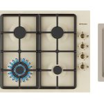 Set Pyramis 16P.26, cuptor electric incorporabil, plita gaz si chiuveta de granit