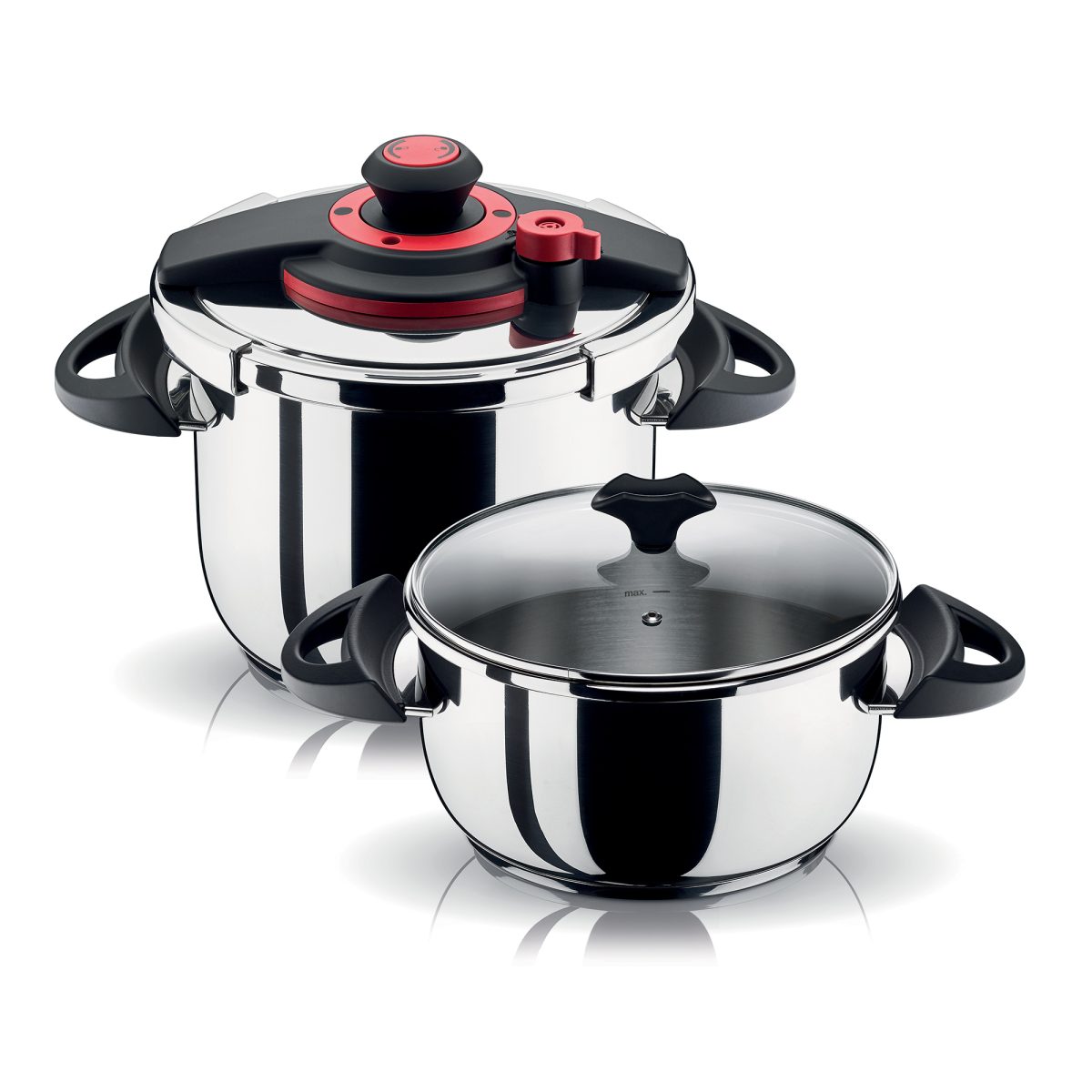 Set de vase sub presiune OPTIMUM PLUS 8+4,5lt - imagine 2