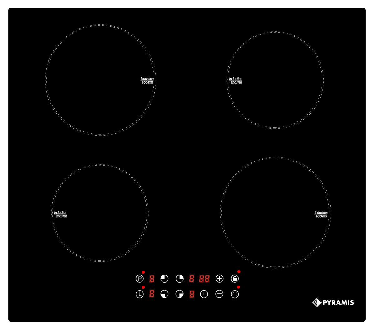 Set Pyramis 7P.26, cuptor electric incorporabil si plita inductie - imagine 5