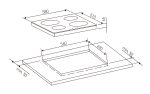 Set Pyramis 7P.26, cuptor electric incorporabil si plita inductie - imagine 6