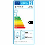 Set Pyramis 4P.26, cuptor electric incorporabil si plita gaz - imagine 5