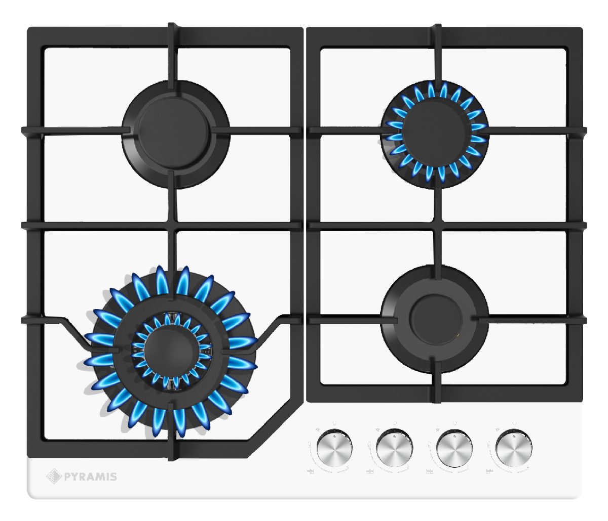 Set Pyramis 14P.26, cuptor electric incorporabil, plita gaz si hota telescopica - imagine 5