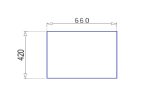 Set chiuveta Pyramis KARPATHOS 68x44 si baterie ECO LUNGO full beige - imagine 3